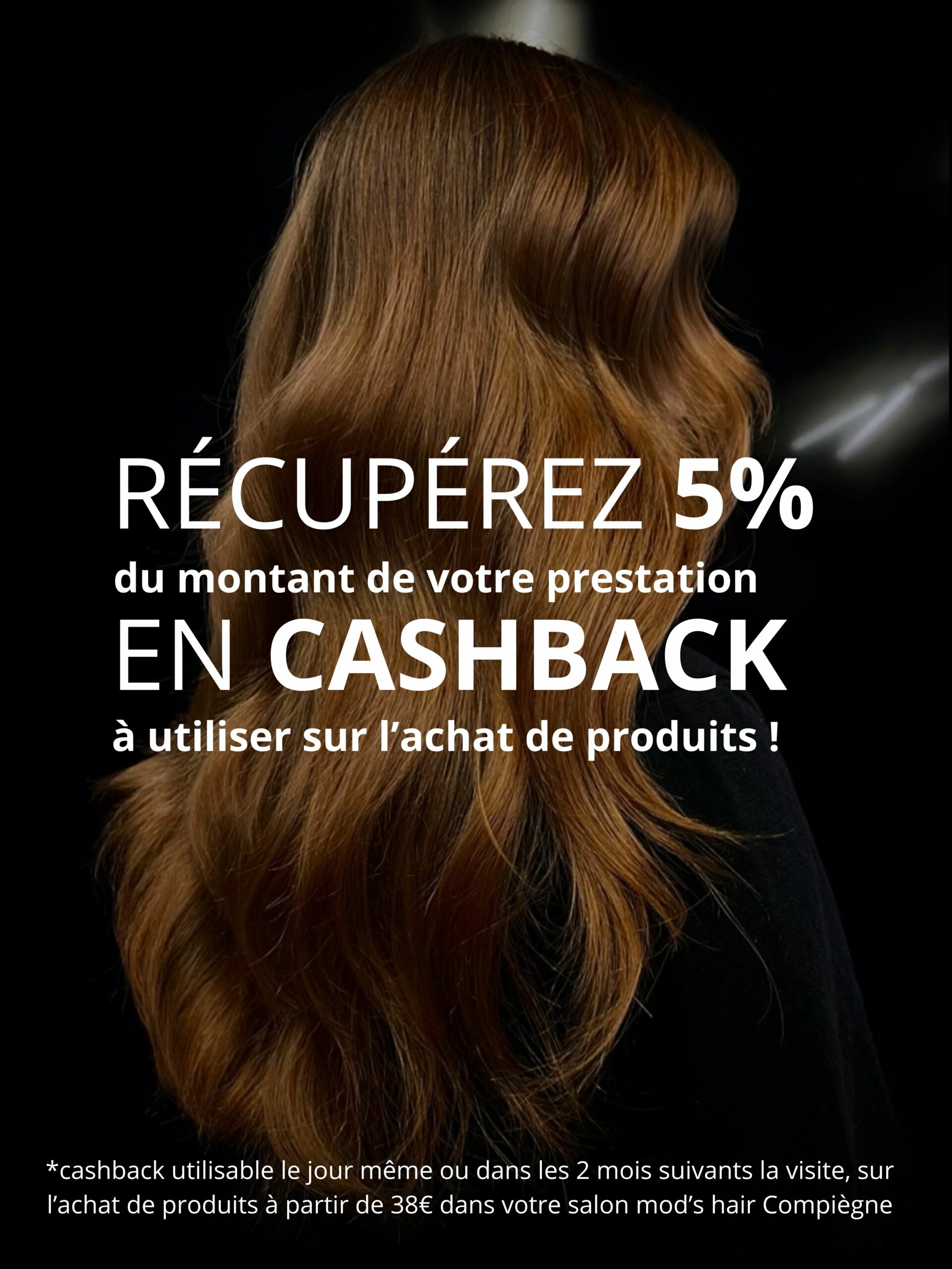 Récupérez et utilisez immédiatement l’équivalent de 5% de la somme totale que vous avez dépensé aujourd’hui en bon d’achats produits.